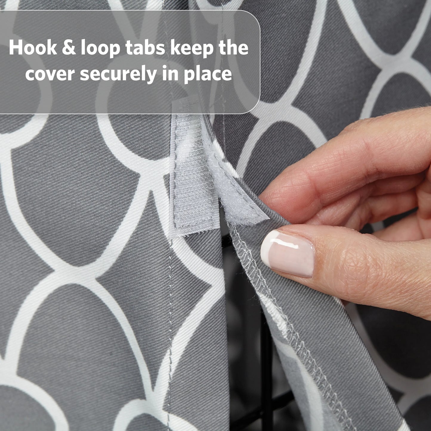 Dog Crate Cover, Privacy, Gray Geometric Pattern, 24"