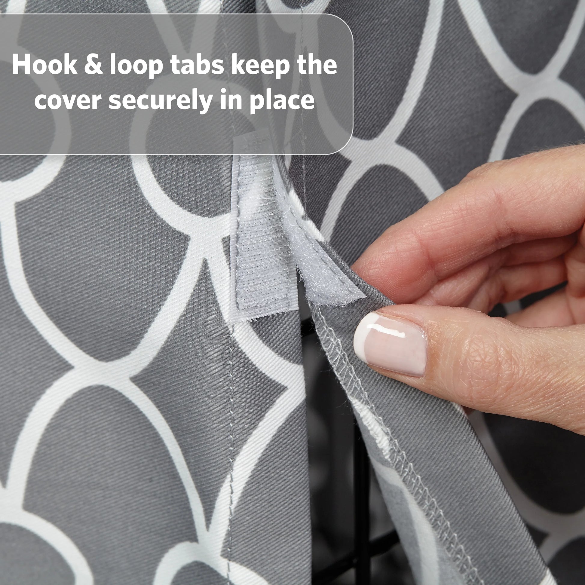 Dog Crate Cover, Privacy, Gray Geometric Pattern, 24"